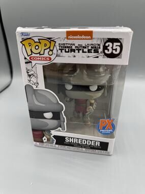 Funko Pop Shredder #35 PX Previews Exclusive TMNT Comics Vinyl Figure w/ Box
